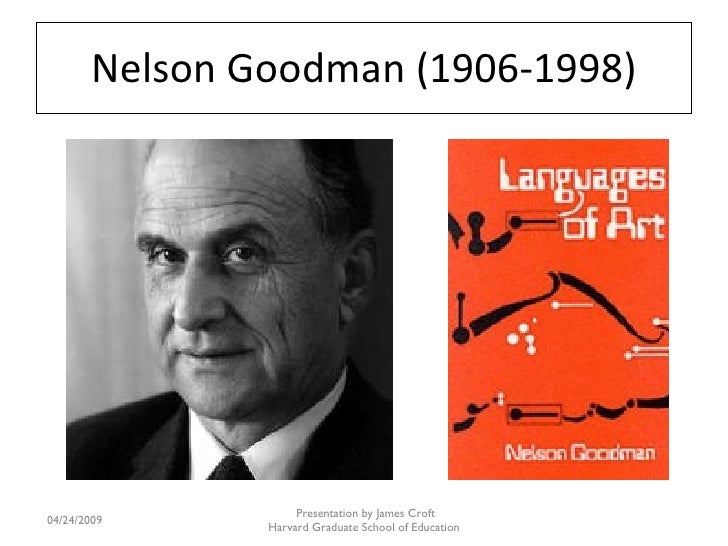 nelson goodman languages of art pdf