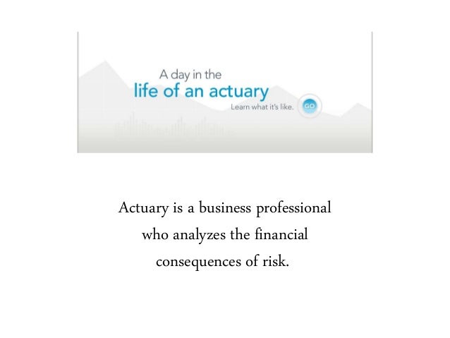 what is actuary