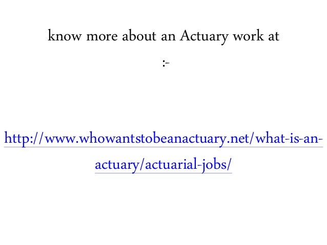 what is actuary