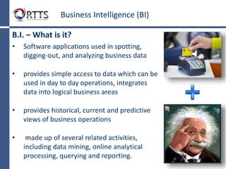 Business Intelligence (BI)
 