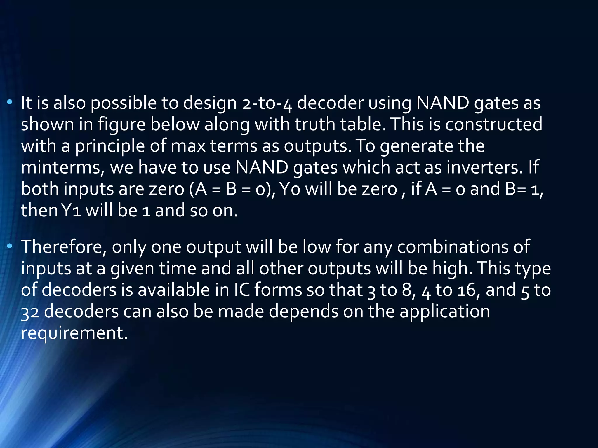 What is a decoder and 2 to 4 DECODER | PPTX | Programming Languages ...