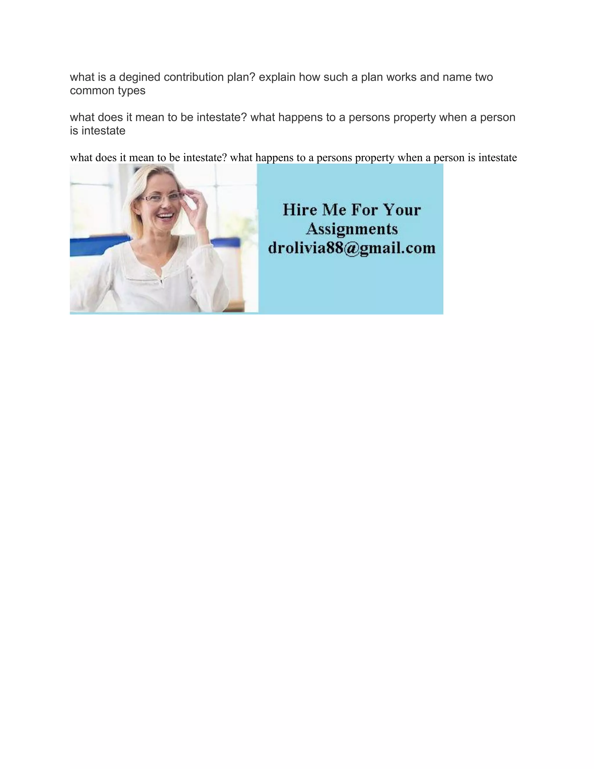 what is a degined contribution plan- explain how such a plan works and.pdf