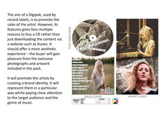 What is a digipak? | PPTX