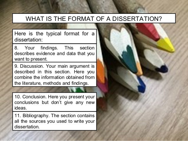 spell and define dissertation
