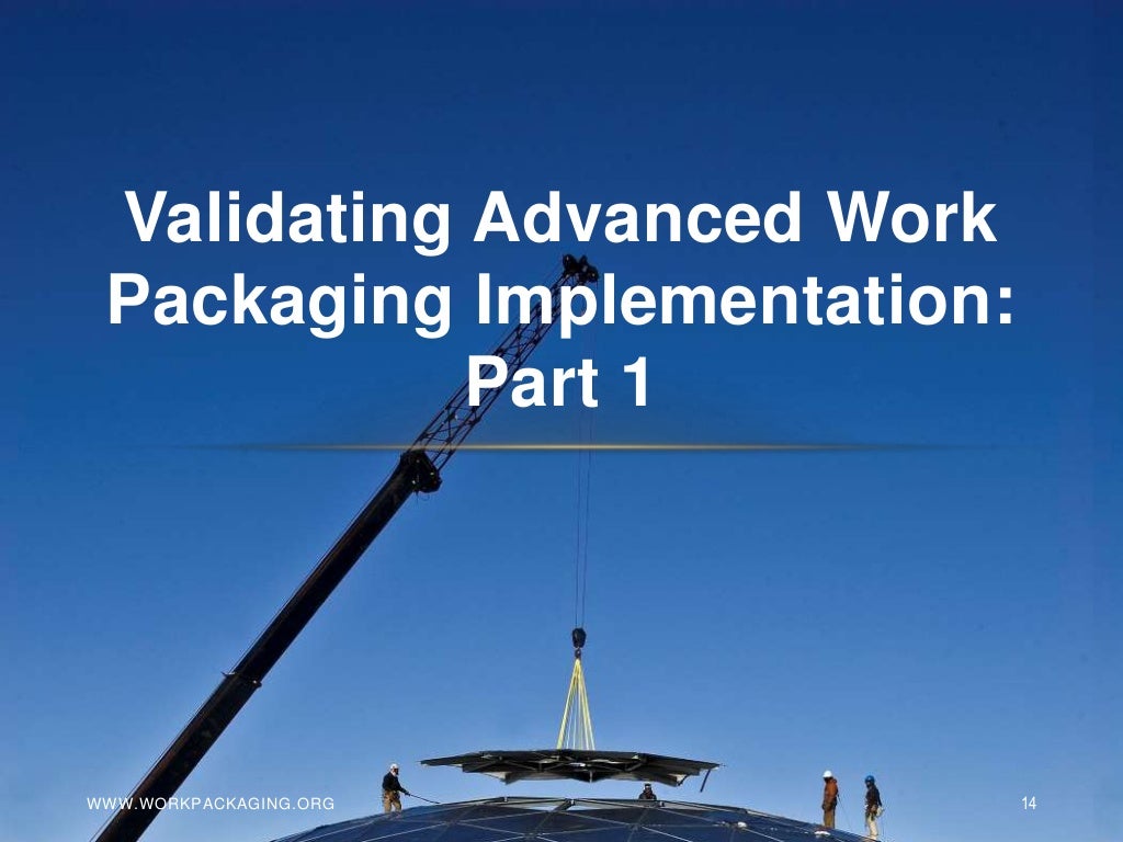 Advanced Work Packaging in Construction An Introduction