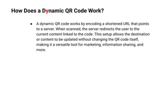 What Is a Dynamic QR Code? How It Works and Key Benefits | PDF