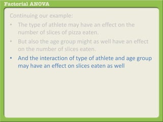 What is a Factorial ANOVA? | PPTX
