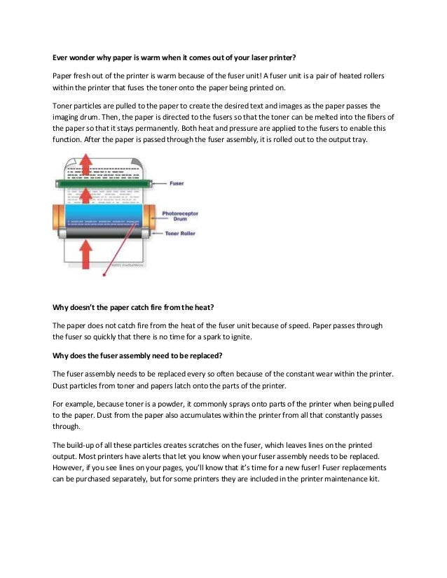 What is a fuser unit