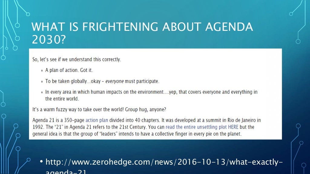 What Is Agenda 2030 