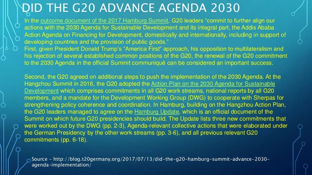 What Is Agenda 2030 