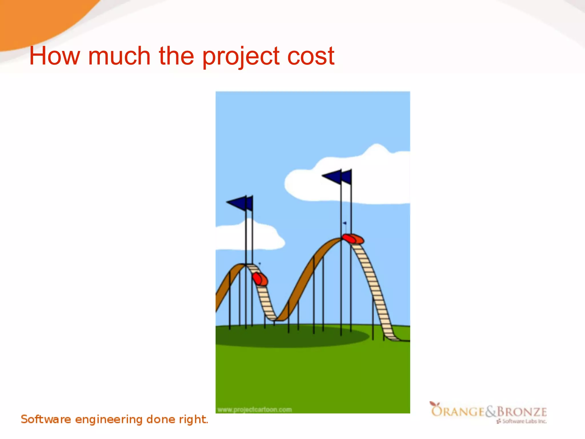 How much the project cost
 