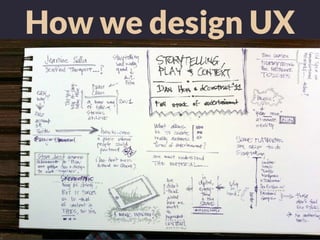 How we design UX
 