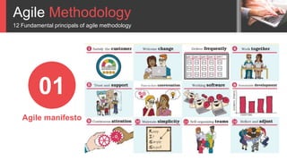 Agile Methodology
12 Fundamental principals of agile methodology
01
Agile manifesto
 