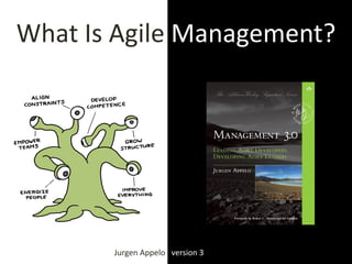What Is Agile Management?
Jurgen Appelo version 3
 