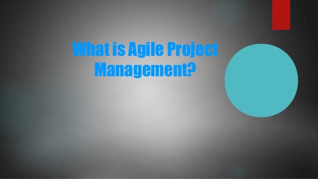 What Is Agile Project Management