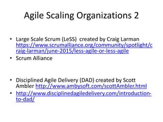 Scrum misalignments
• When a team lives one sprint at a time they don’t have the perspective of the entire project and how the major
pieces must fit together.
• Not enough time to do sufficient sprints to create a truly usable project. Being told Agility will allow teams to do
more in less time, Product Owners and Management overestimate the results of work that has yet to be
performed.
• Development team member turnover.
• Team does not grasp time goals of project. The connection between the team and the customer gets broken.
• Institutional memory disappears in a transactional employee organization. Hiring consultants by the hour seems
like a great economy but you loose a lot when the project ends and you kick your team members to the curb.
• Product owner turnover.
• Management places other work demands on team members.
• Project Leadership (Scrum Master or Project Manager) turnover.
• Management looses interest.
 