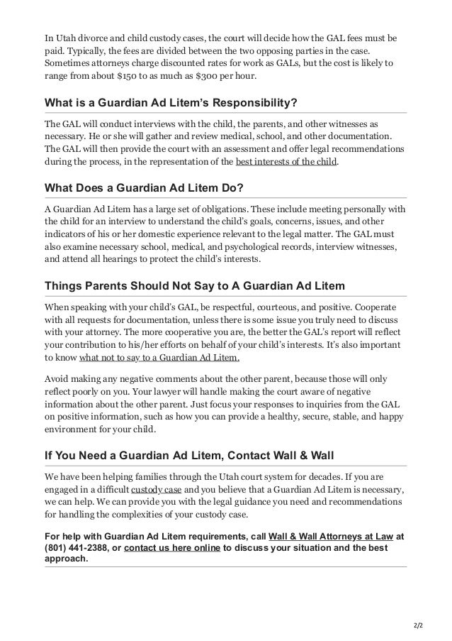 What is a Guardian Ad Litem? PDF