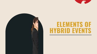 ELEMENTS OF
HYBRID EVENTS
 