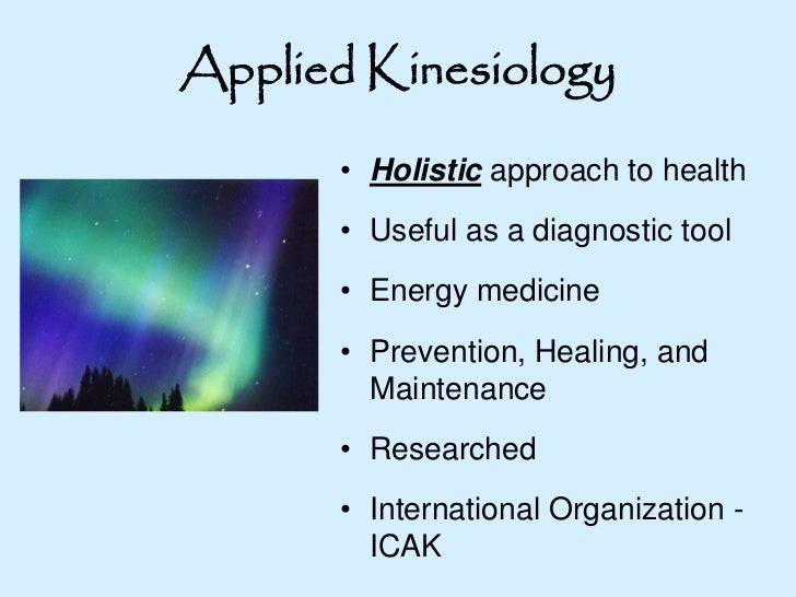 What is Applied Kinesiology?