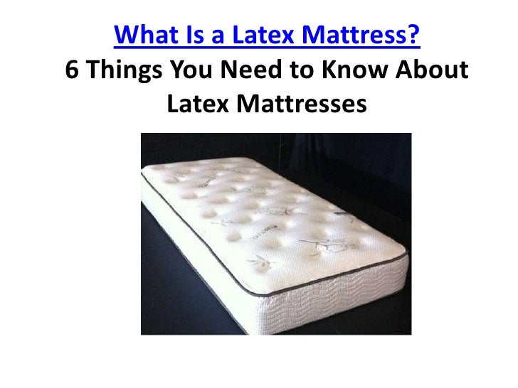 What Is a Latex Mattress? 6 Things You Need to Know About Latex Mat…