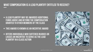 What Is a Lead Plaintiff in a Class Action Lawsuit?