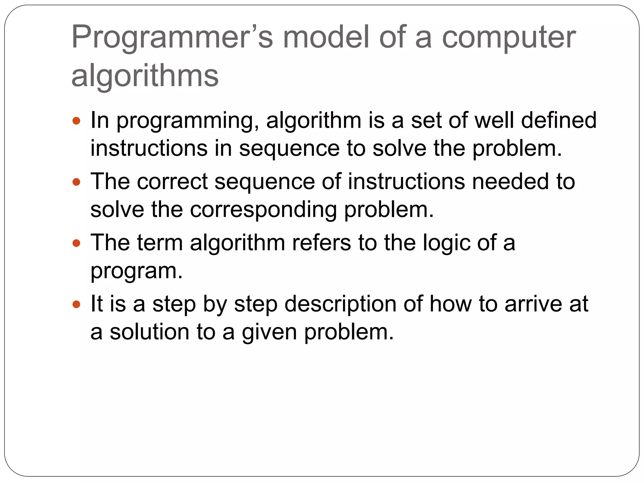 What is algorithm | PPT