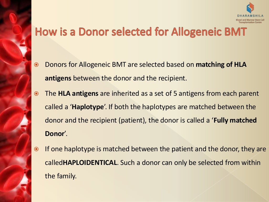 What is Allogeneic Bone Marrow Transplantation?