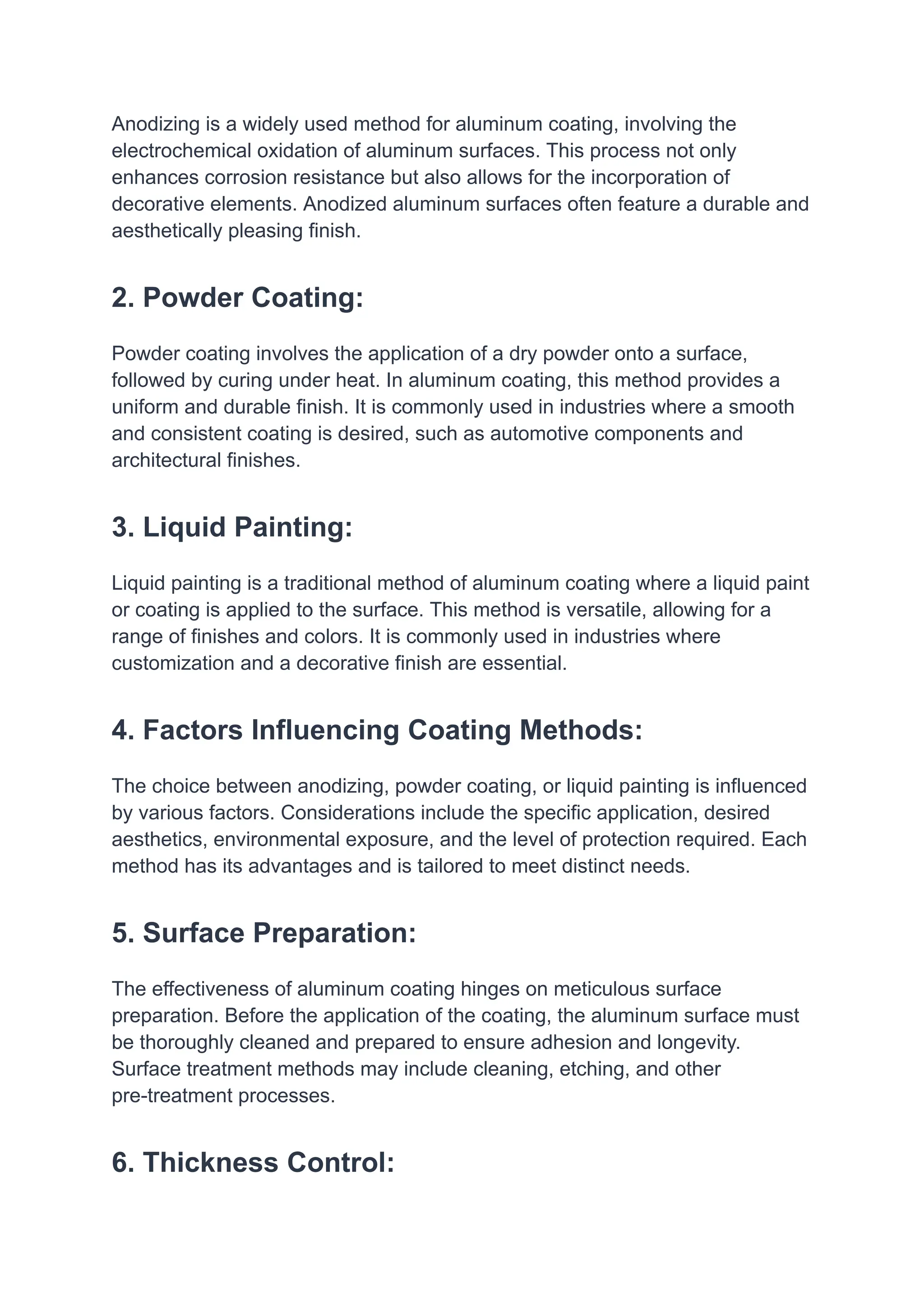 What is the Process of Aluminum Coating? | PDF