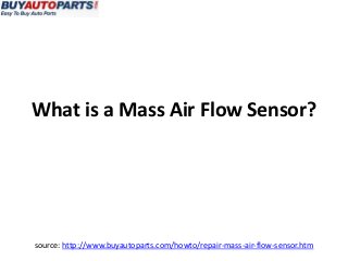 What is a Mass Air Flow Sensor?




source: http://www.buyautoparts.com/howto/repair-mass-air-flow-sensor.htm
 
