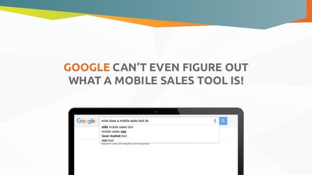 what is a mobile sales tool