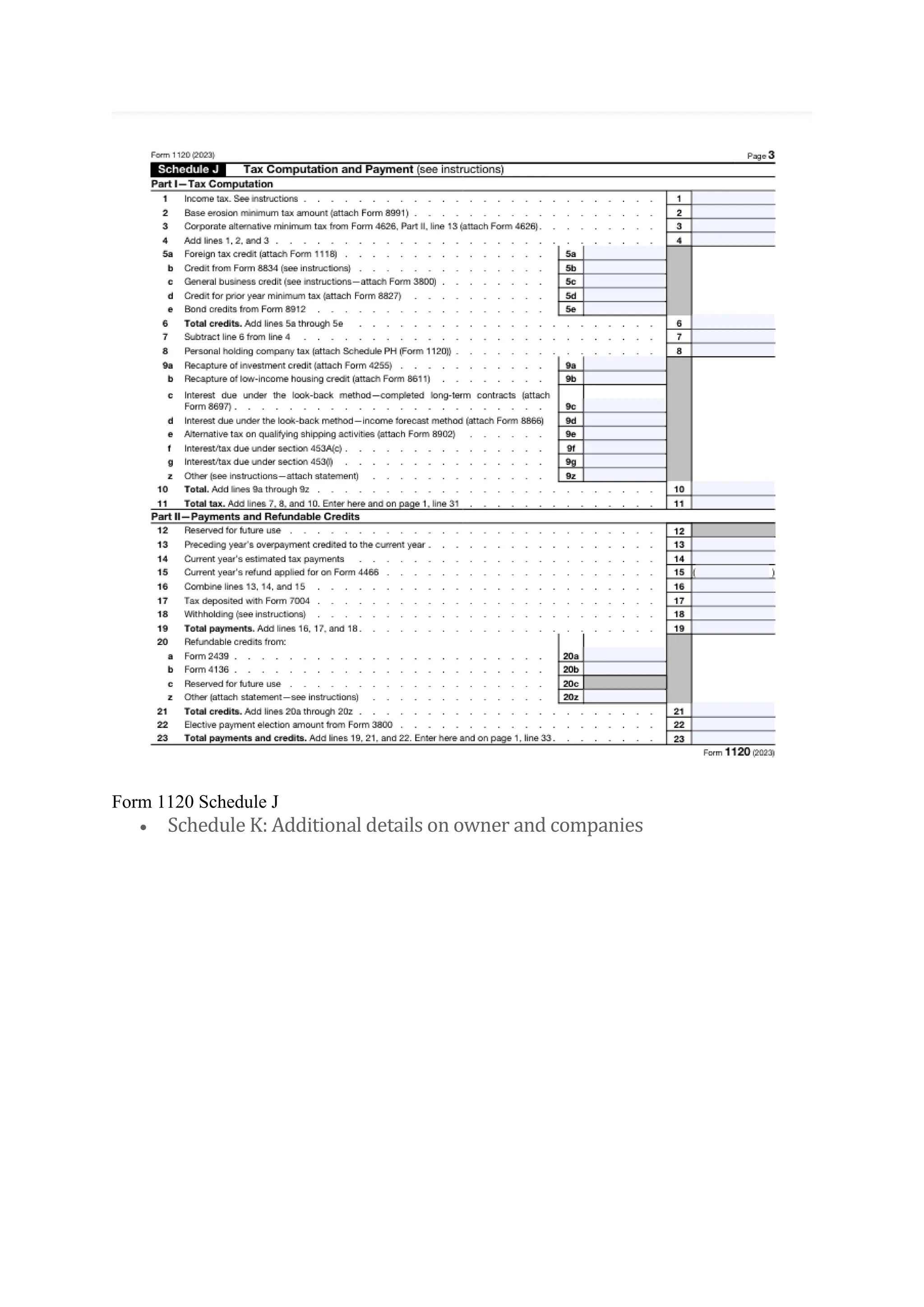 What is an 1120 Tax Form? How to file It? | PDF