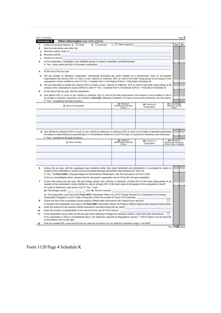 What is an 1120 Tax Form? How to file It? | PDF
