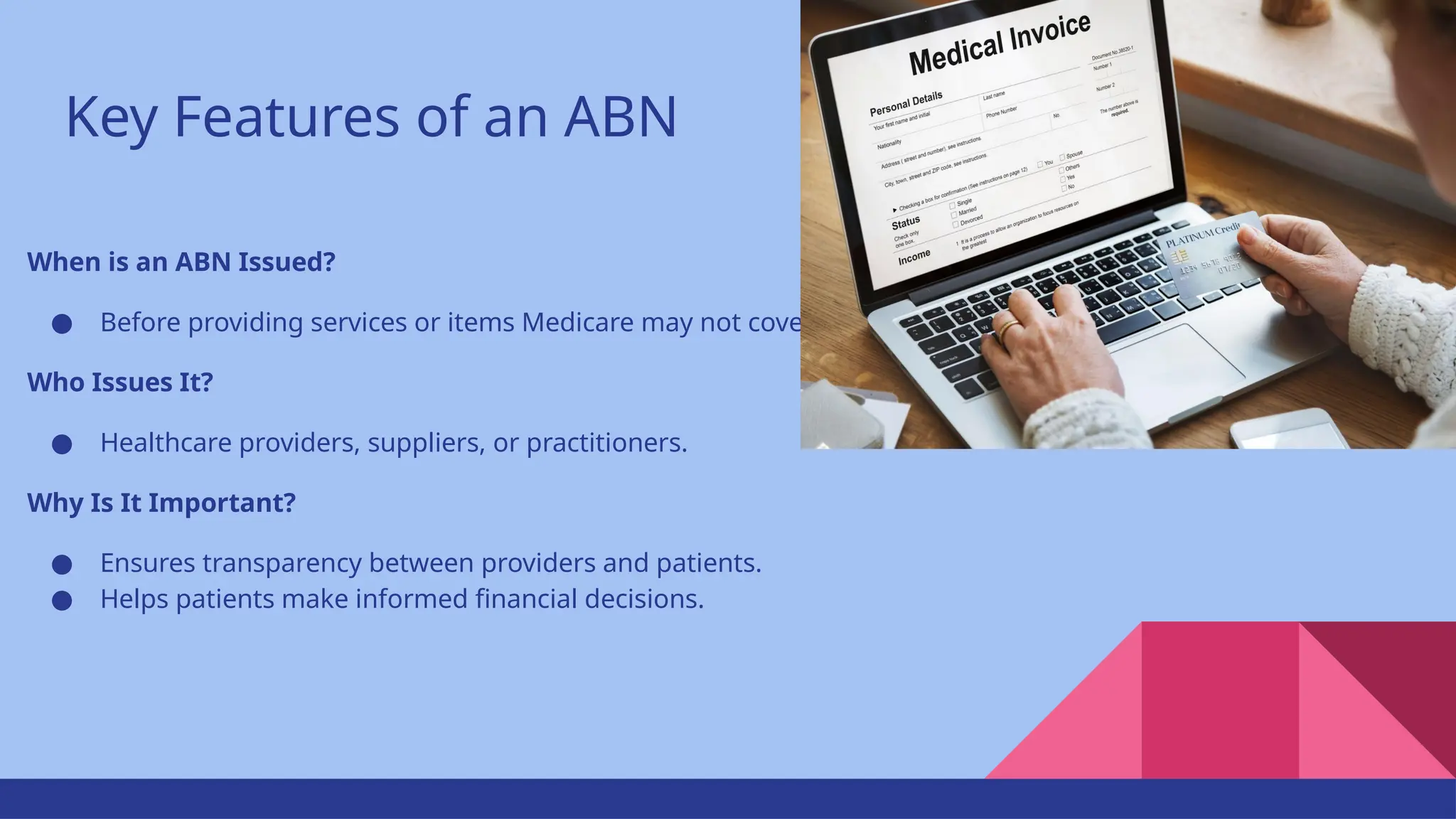 Abn Lab Example What is an ABN in Medical Billing by I-Med Claims LLC_.pptx