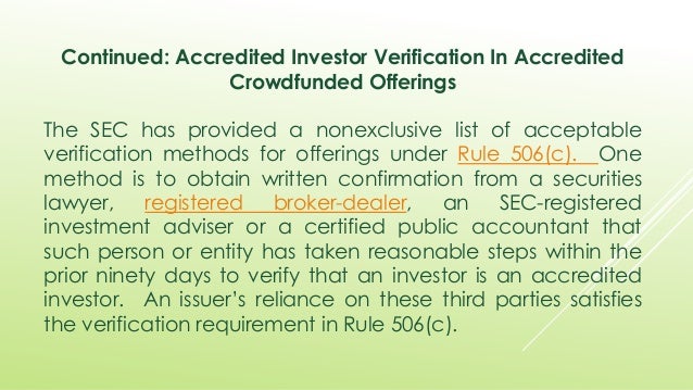 accredited investor verification What Is An Accredited Investor Verification Provider accredited investor verification What Is An Accredited Investor Verification Provider