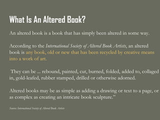 Altered Book Workshop | PPT
