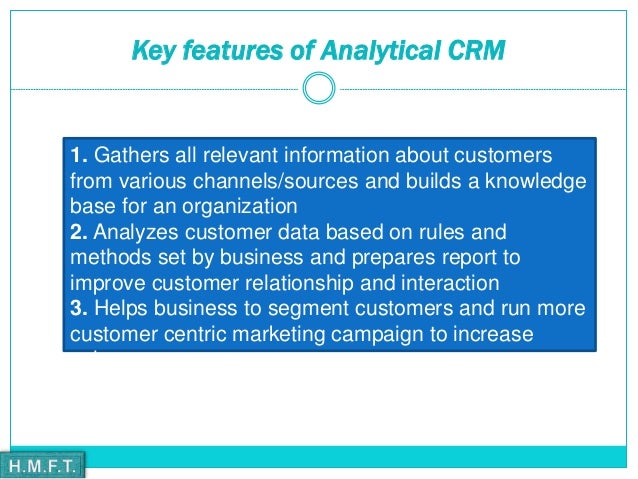 what is analytical crm what is analytical