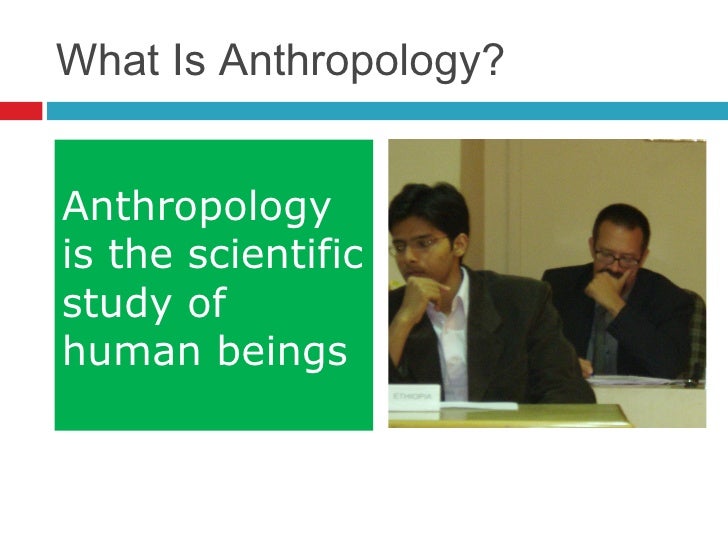 What Is An Anthropologist?