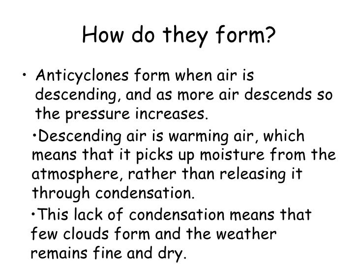 What Is An Anticyclone Explanation