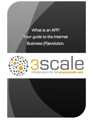 ©2011 3scale Networks S.L. Page 1
What is an API?
Your guide to the Internet
Business (R)evolution.
 