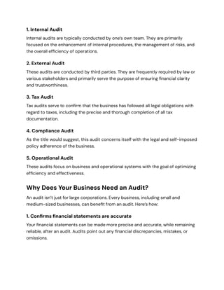 What Is an Audit & Why Your Business Needs One Today | PDF