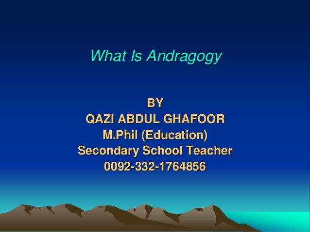 andragogy in non formal education workbook andragogy in non formal education workbook