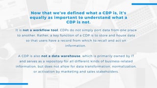 What is (and who needs) a customer data platform? | PDF