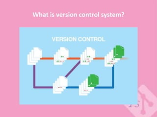 What is and why version control systems | PPT