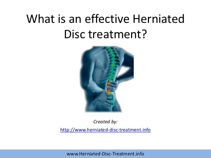 What is an effective herniated disc treatment