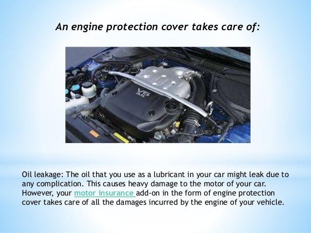 What is an engine protection cover in your motor insurance