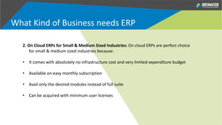 What is an ERP