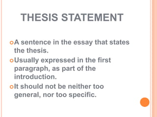 What is an essay | PPT