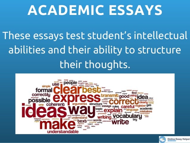 4 main types of essays