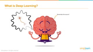 What is Deep Learning?
Remember the neuron?
 