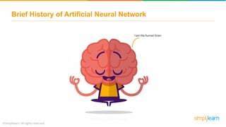 I am the human brain
Brief History of Artificial Neural Network
 